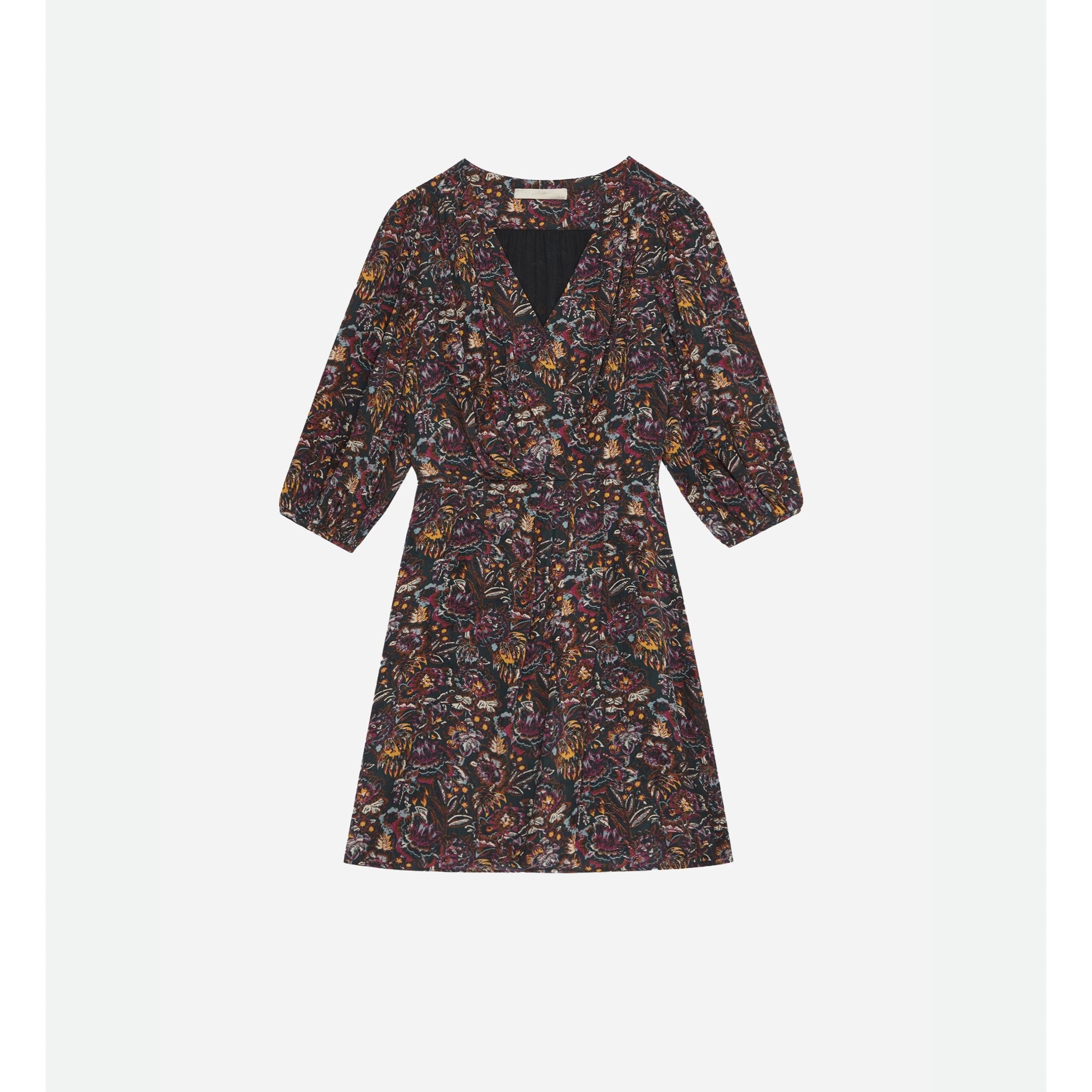 Vestido Alisée - Multicolor/Bosque