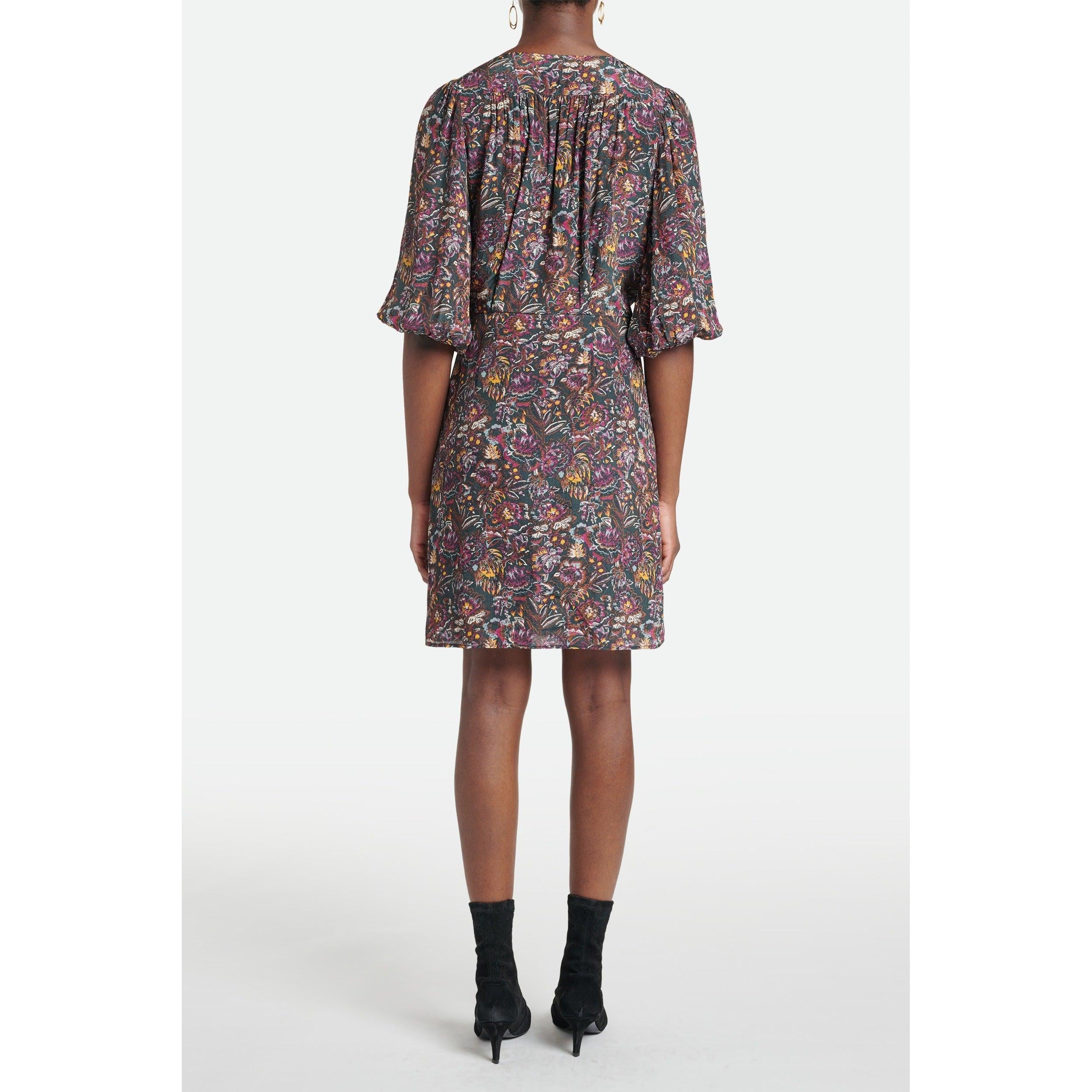 Vestido Alisée - Multicolor/Bosque