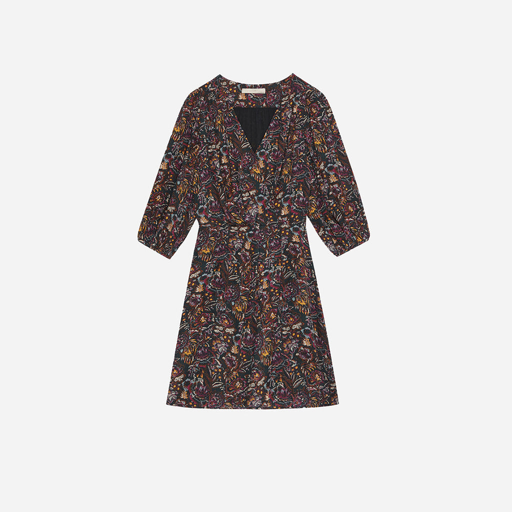 Vestido Alisée - Multicolor/Bosque