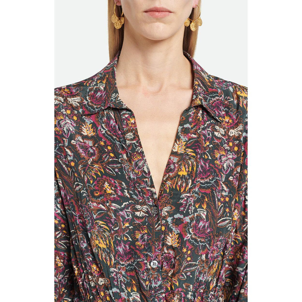 Vestido Anémone - Multicolor/Bosque