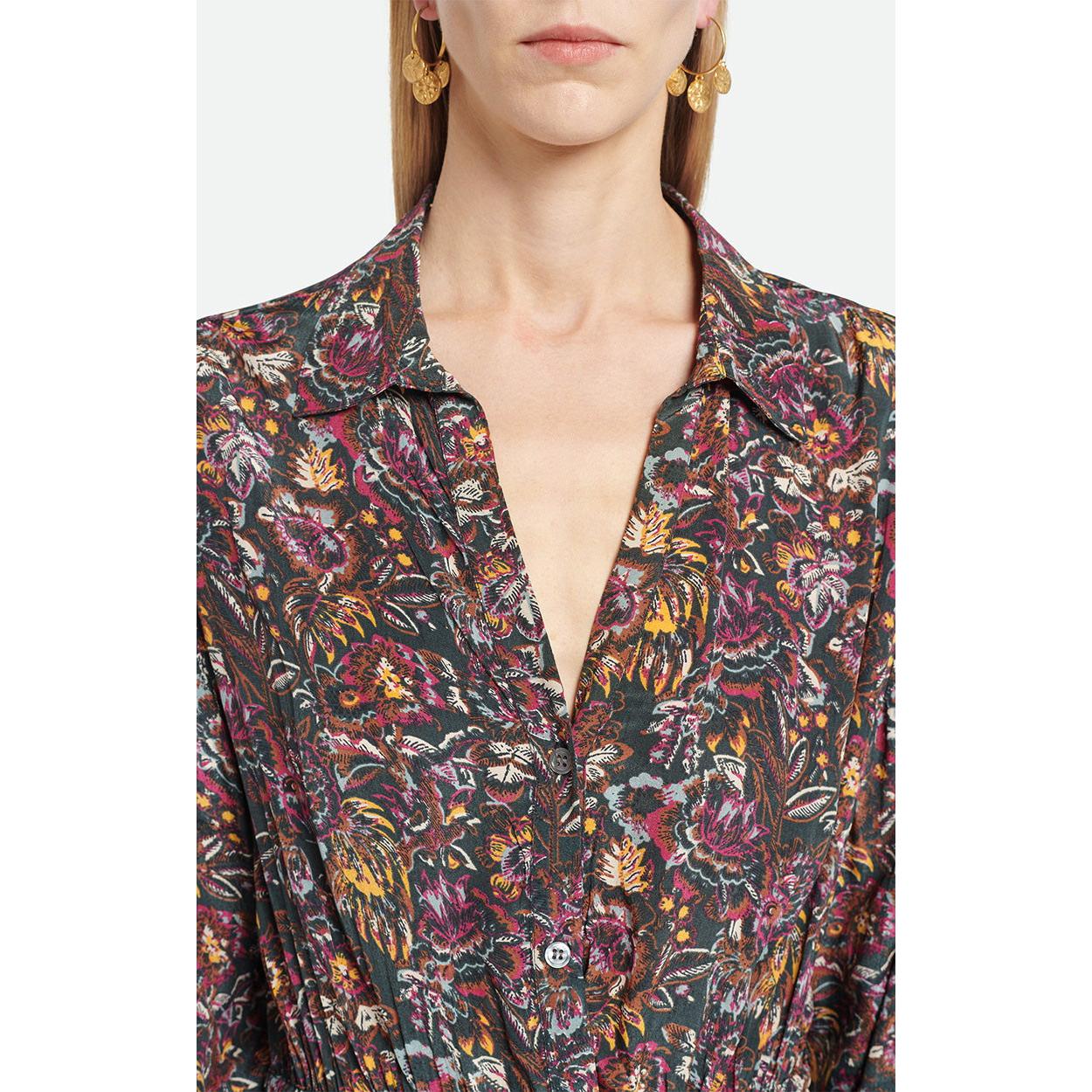 Vestido Anémone - Multicolor/Bosque
