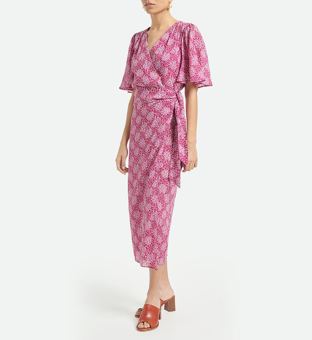 Vestido Taslima - Púrpura