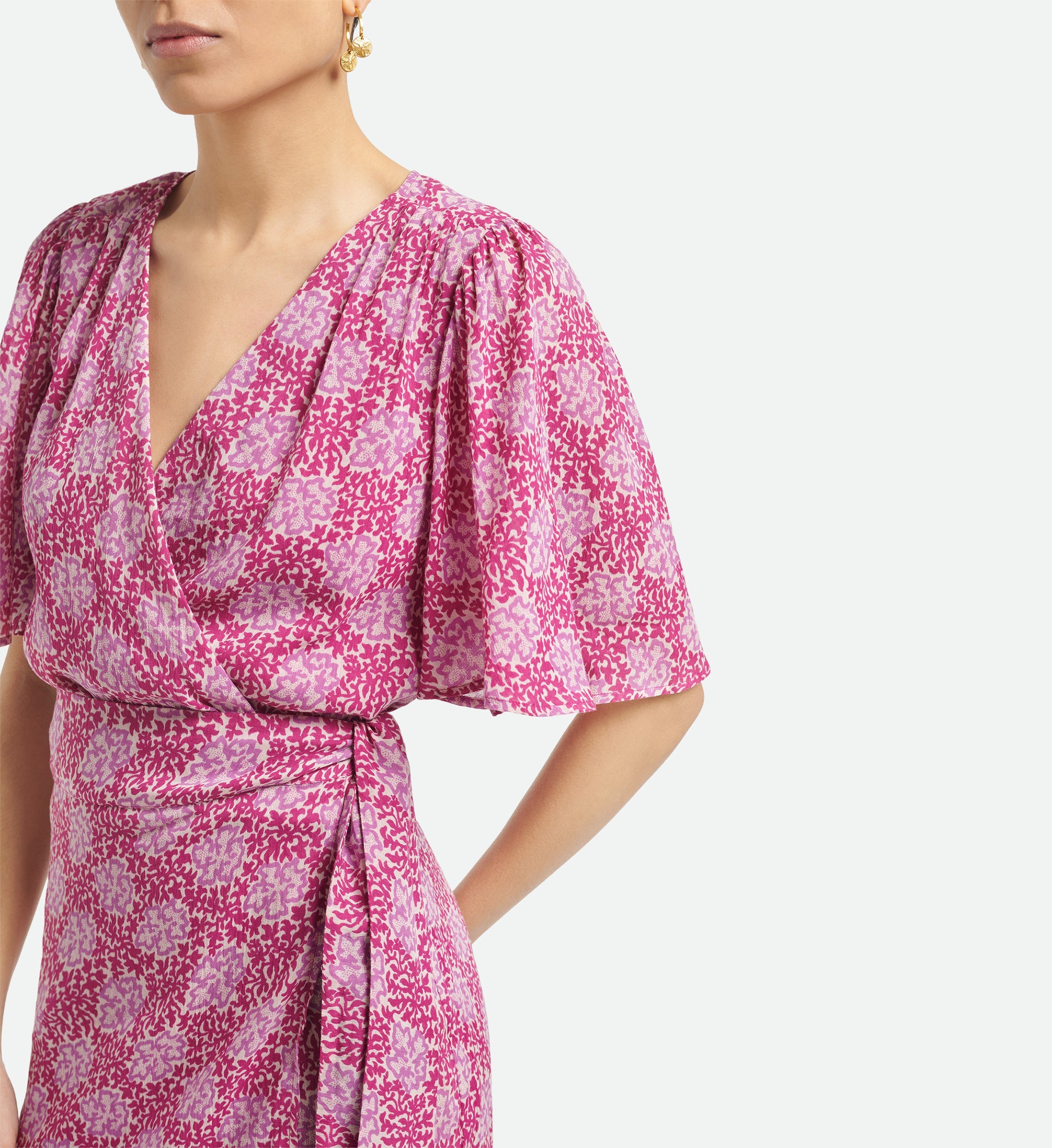 Vestido Taslima - Púrpura