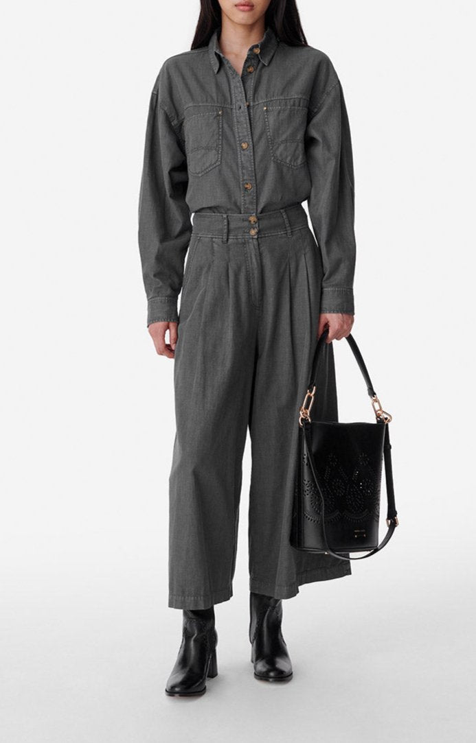 Blue Shirt - Anthracite