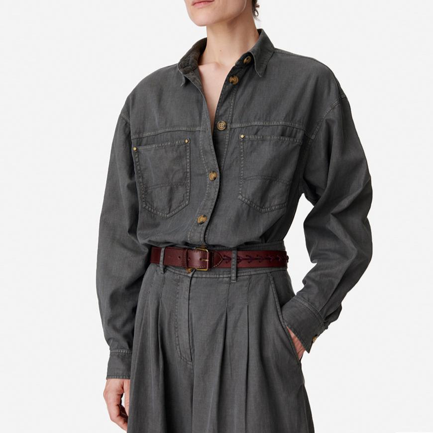 Blue Shirt - Anthracite