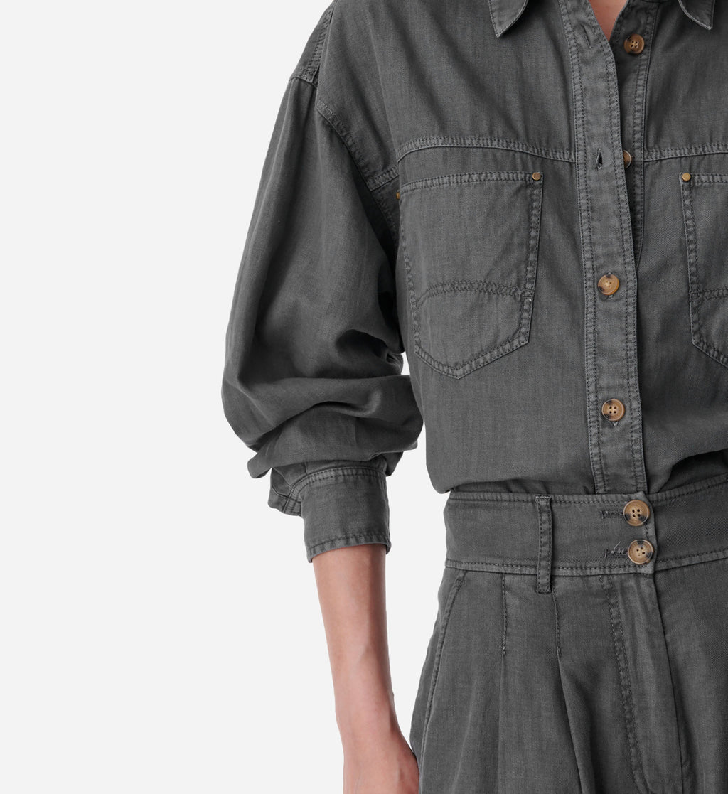 Blue Shirt - Anthracite