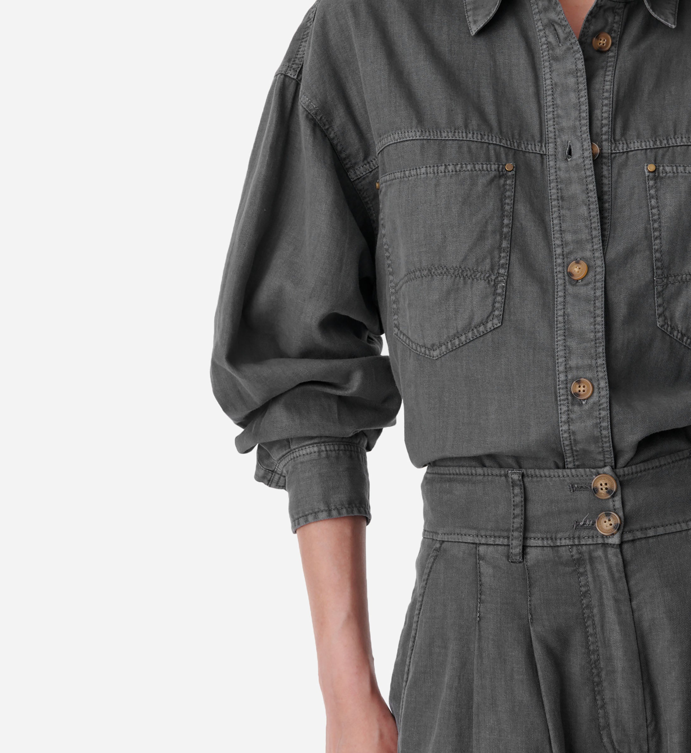 Blue Shirt - Anthracite