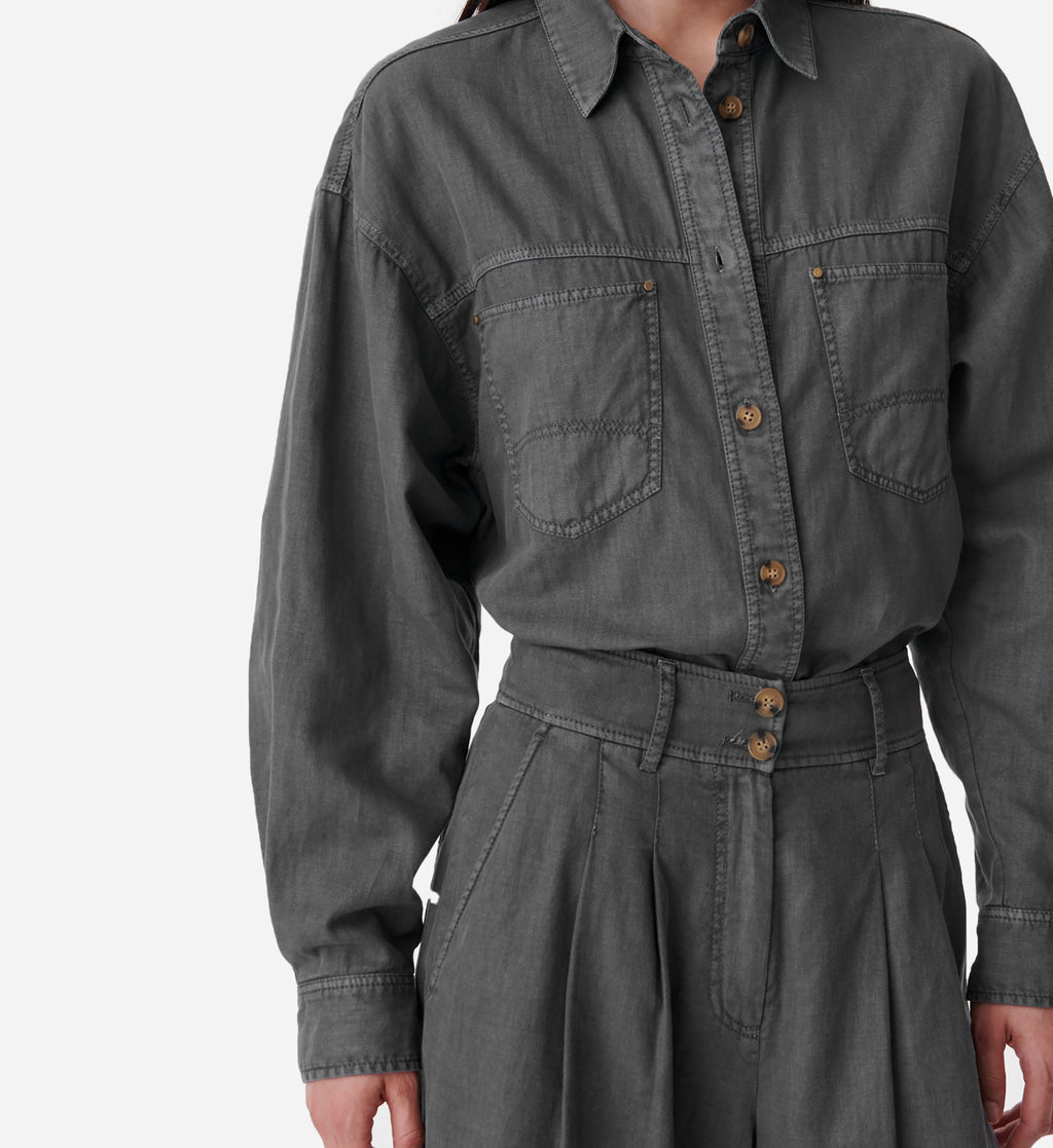 Blue Shirt - Anthracite