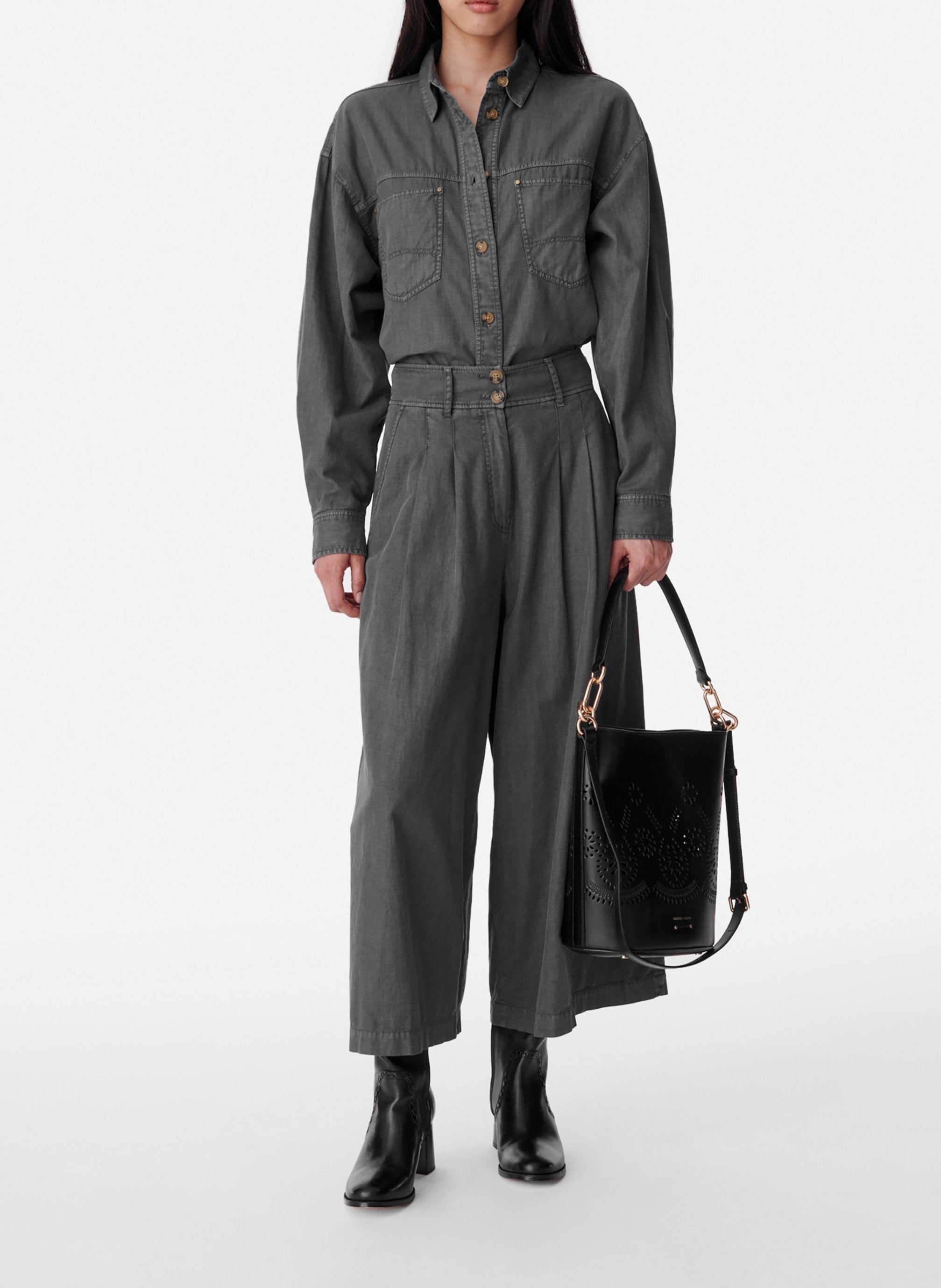 Blue Shirt - Anthracite