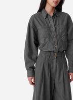Blue Shirt - Anthracite