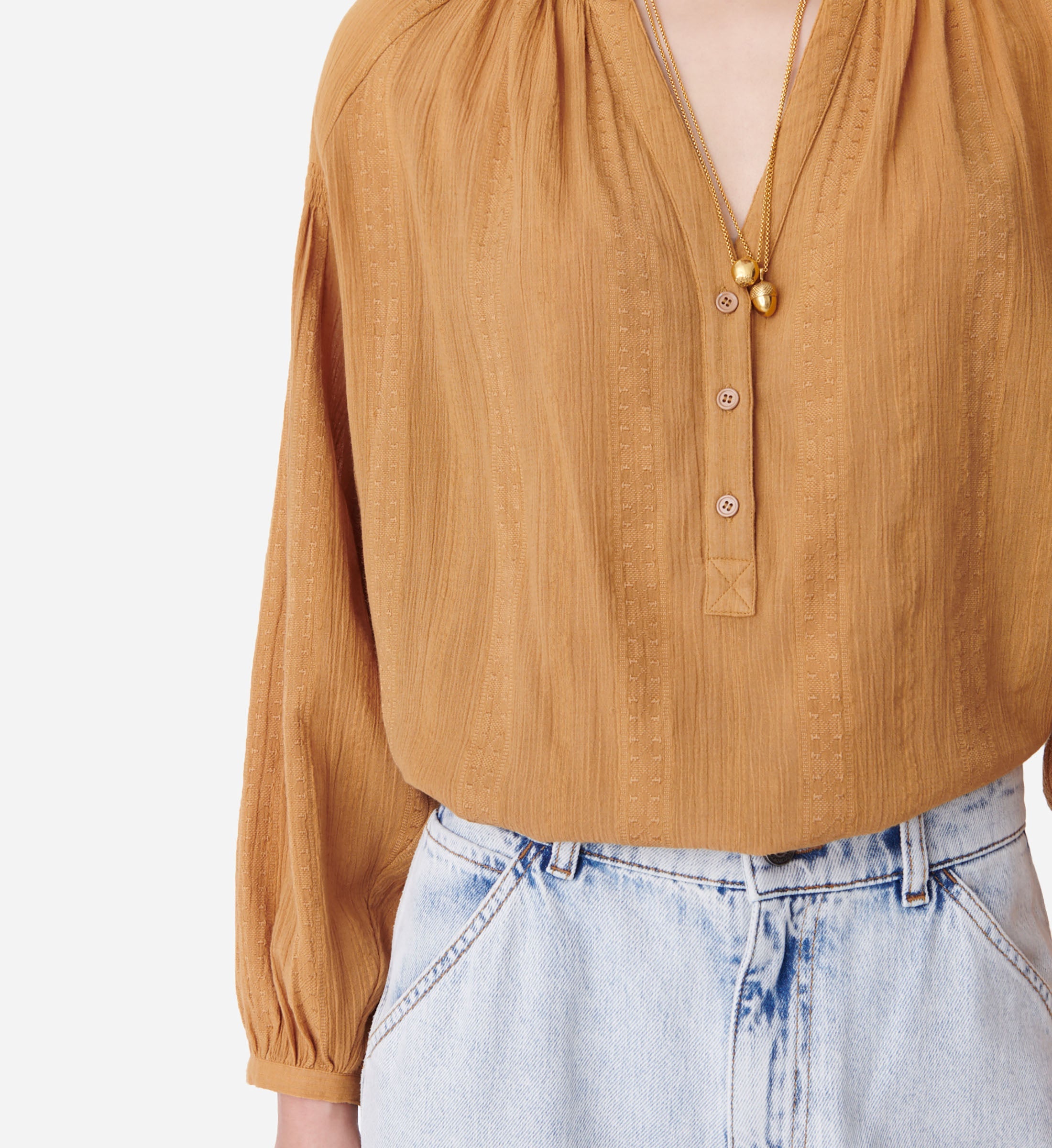 Blouse Nipoa - Biscuit