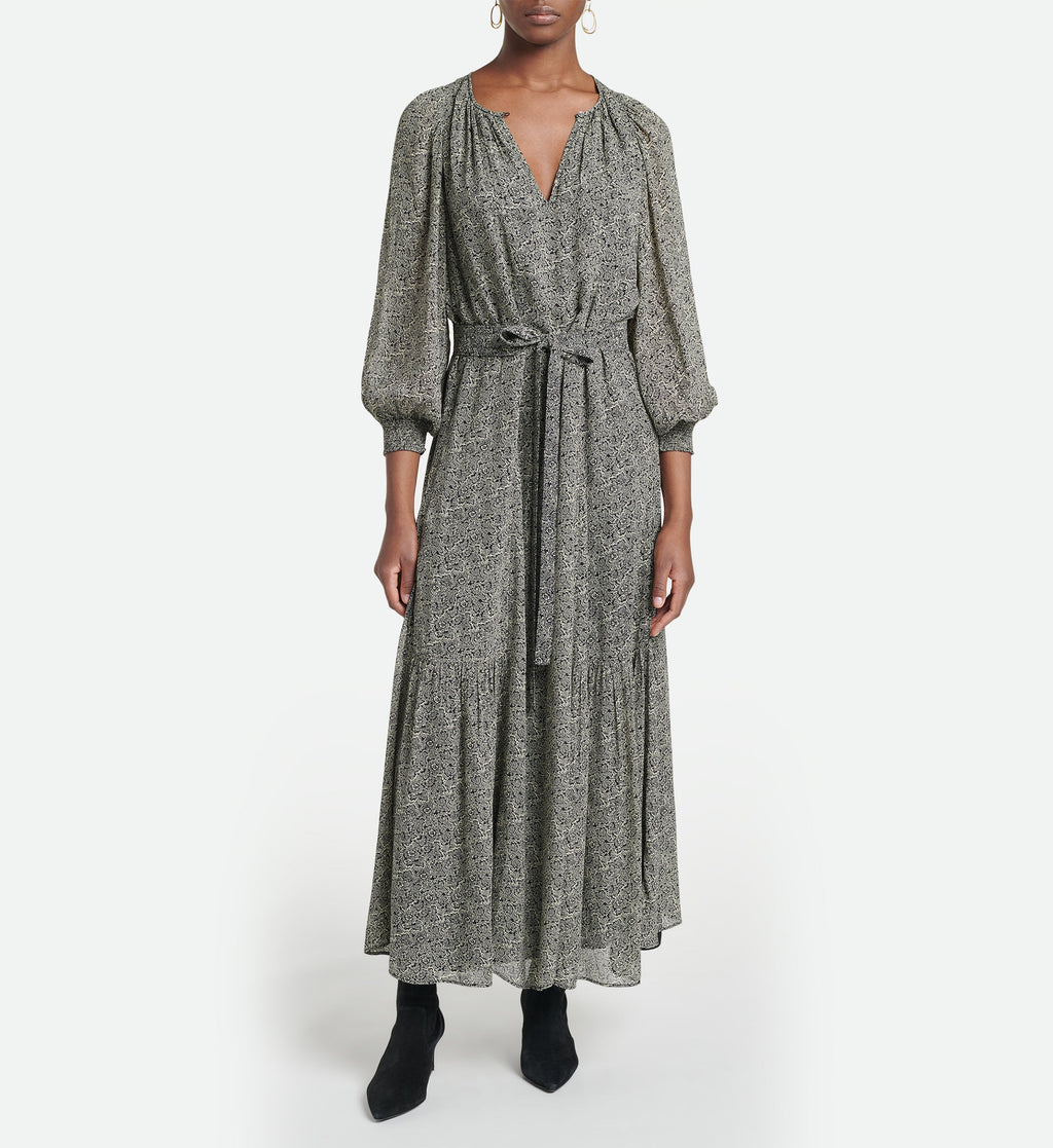 Robe Arabelle - Noir/Ecru