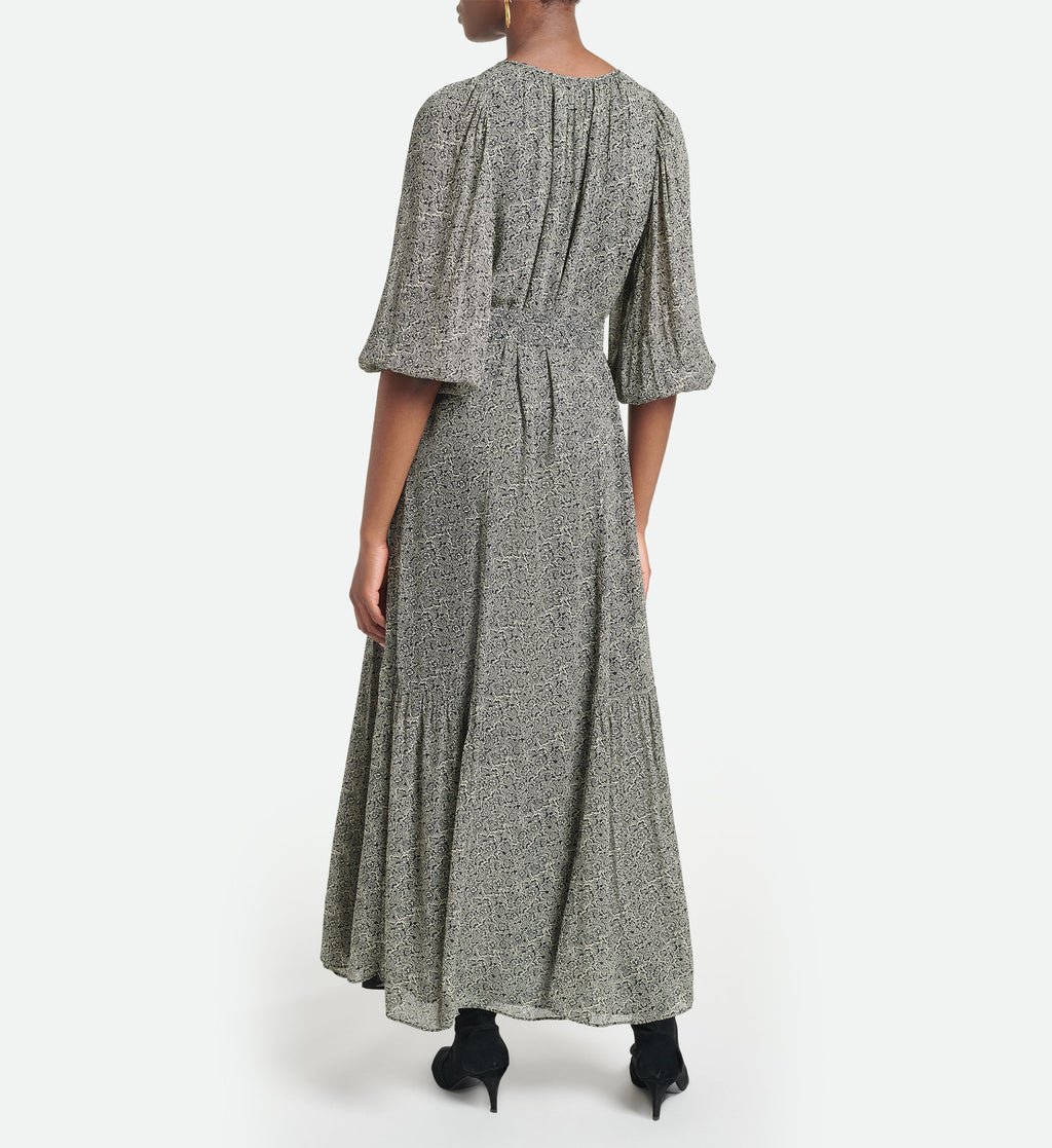 Robe Arabelle - Noir/Ecru