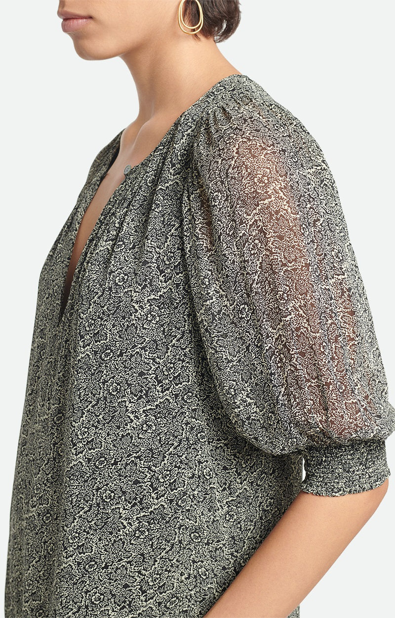 Robe Alphée - Noir/Ecru