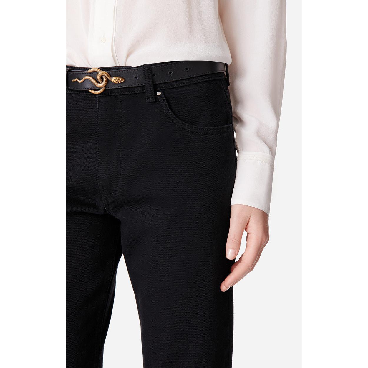 Biarritz Straight-Leg Jeans - Black