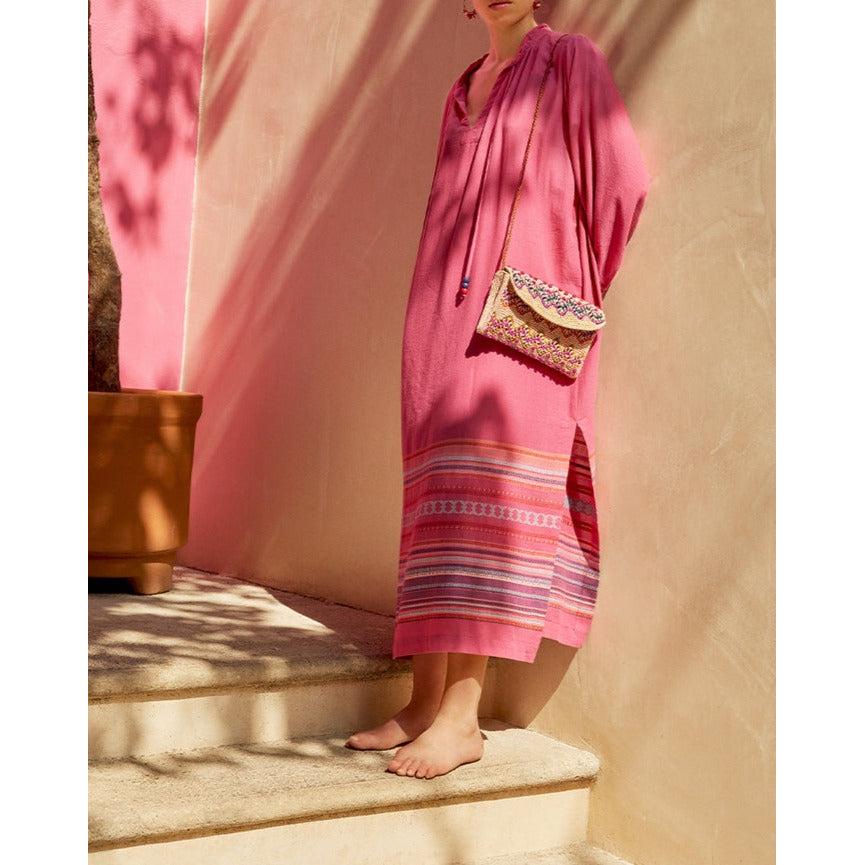 Vestido Thessalia - Multicolor/Rosa