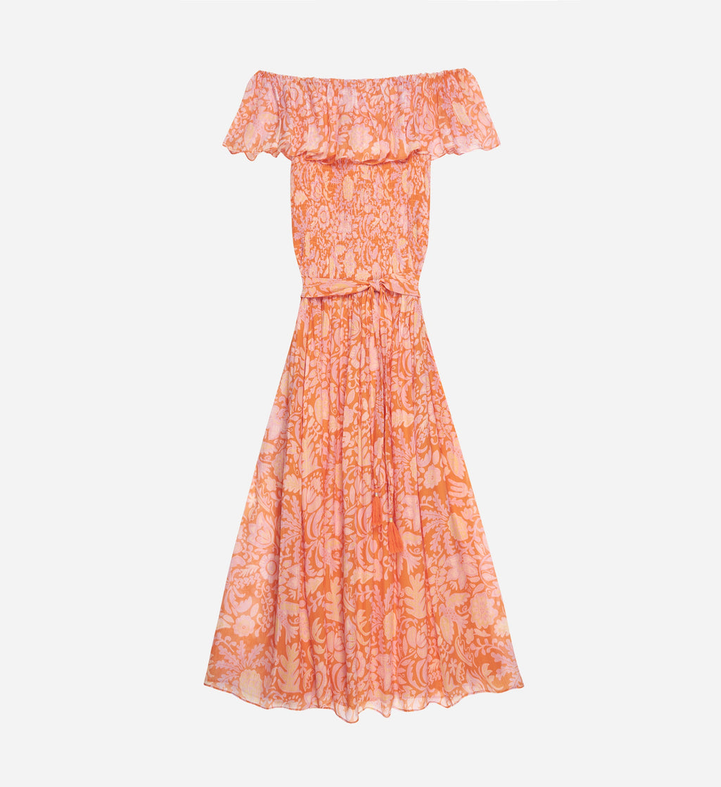 Vestido Amore - Naranja Fluorescente