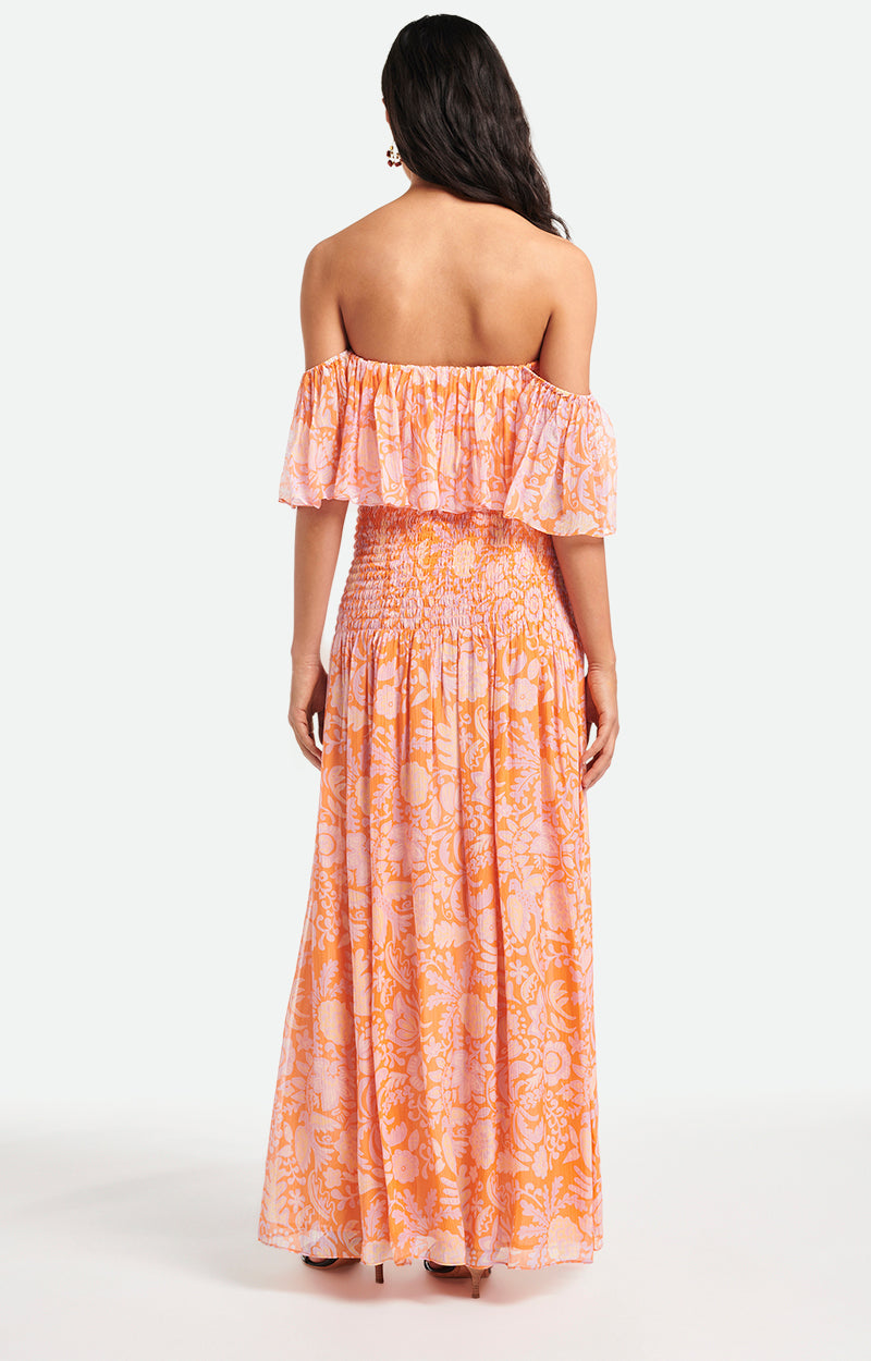 Vestido Amore - Naranja Fluorescente