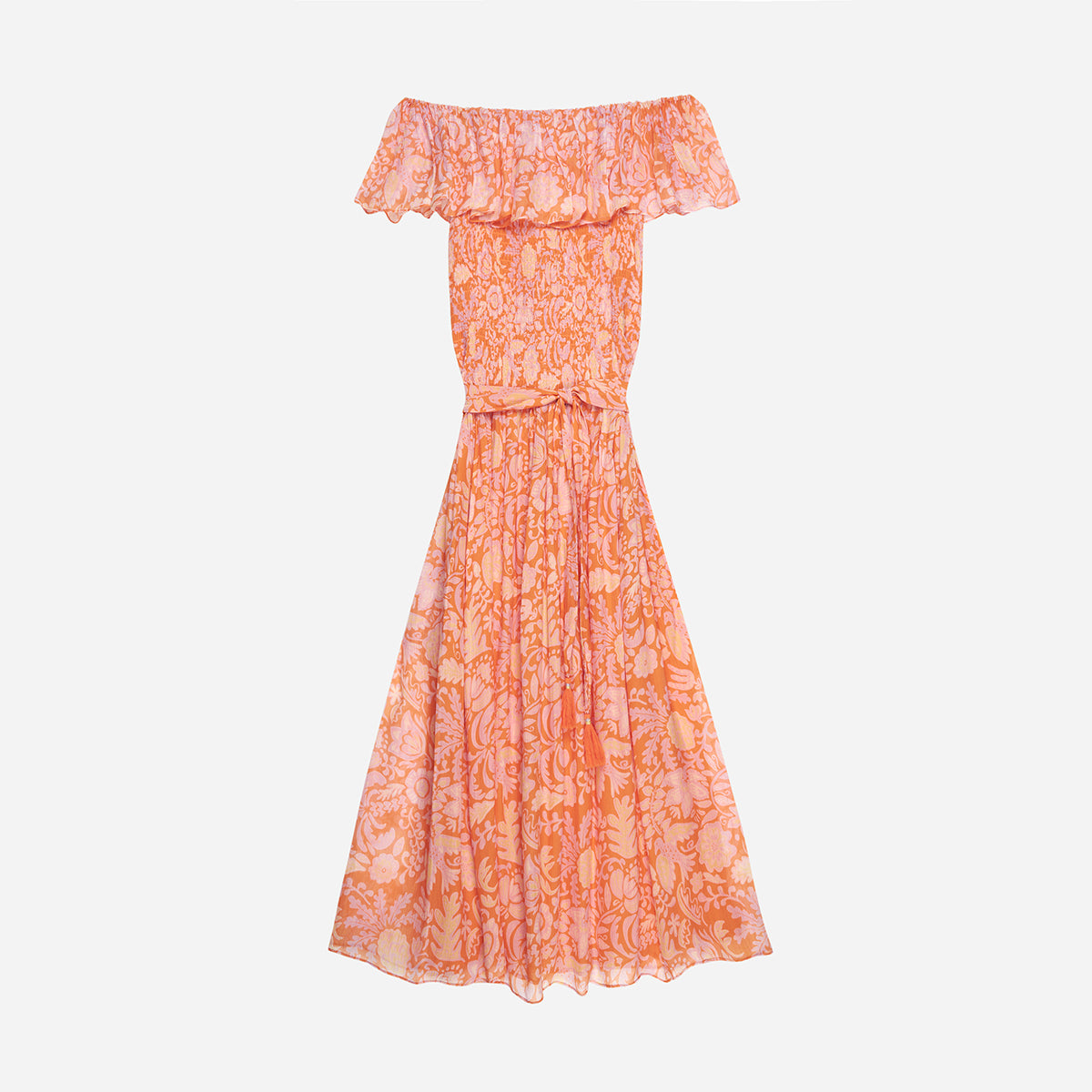 Vestido Amore - Naranja Fluorescente