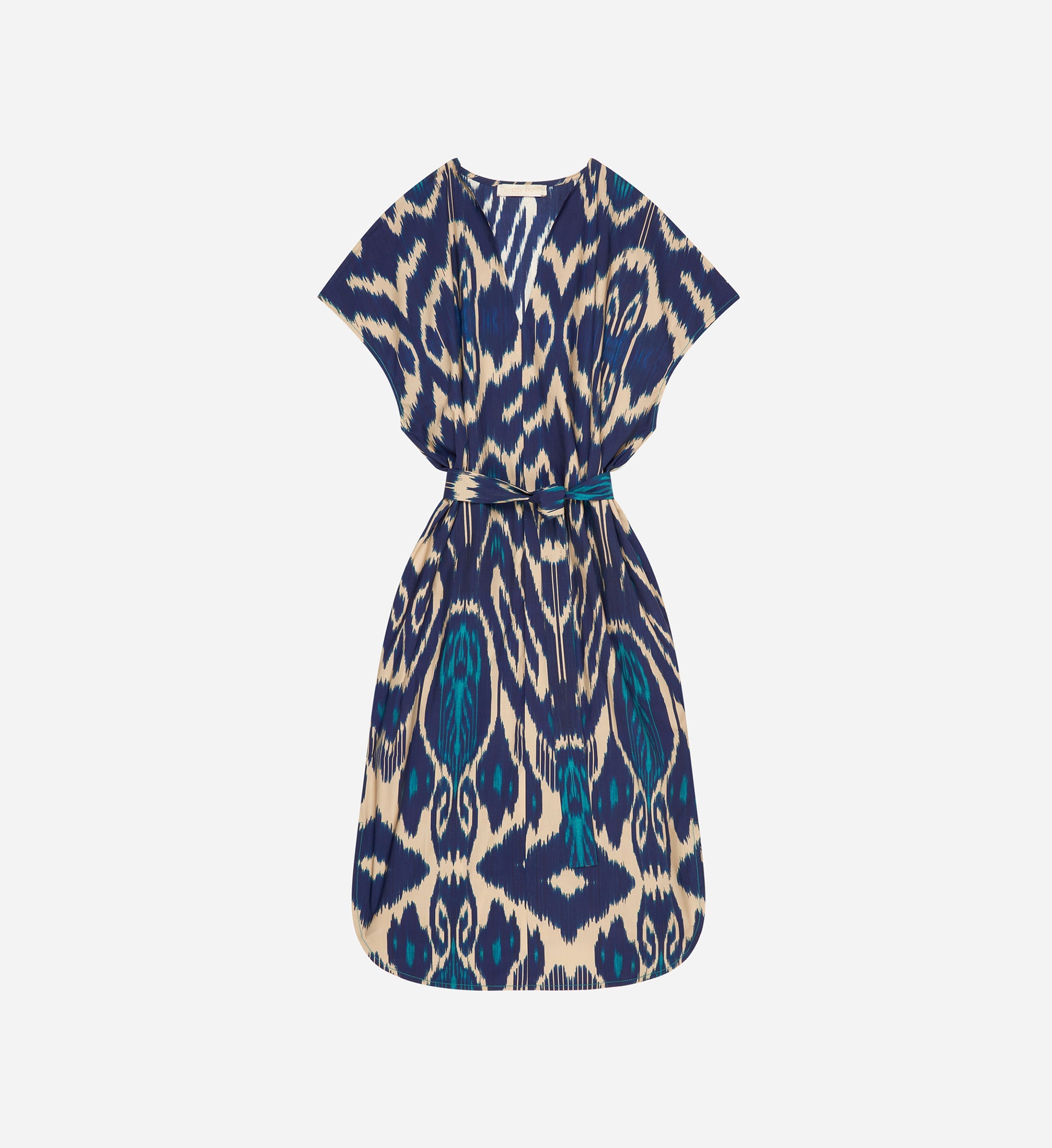 Vanessa Bruno - Vestido Amarilla - Azul Multicolor