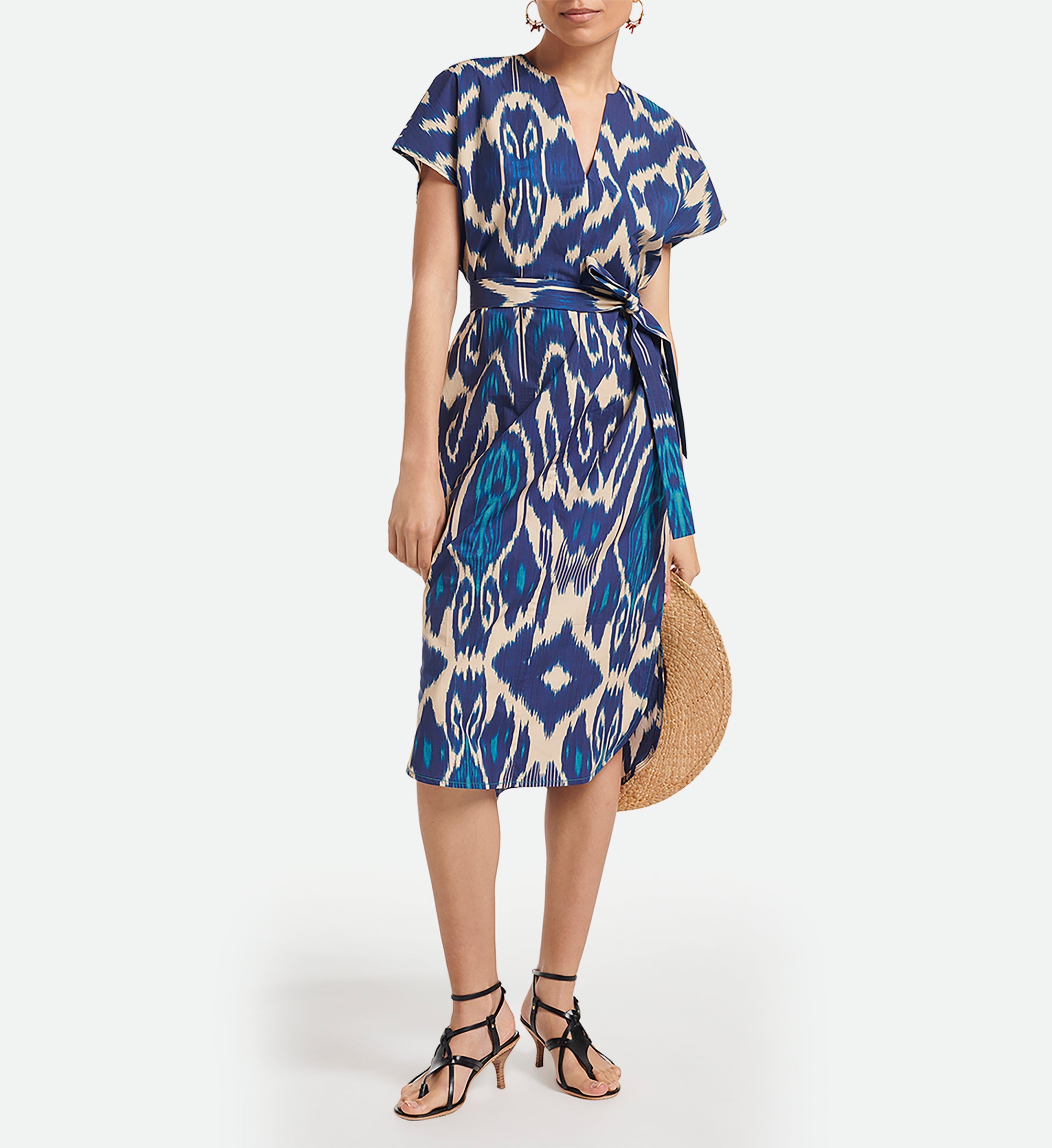 Vanessa Bruno - Vestido Amarilla - Azul Multicolor
