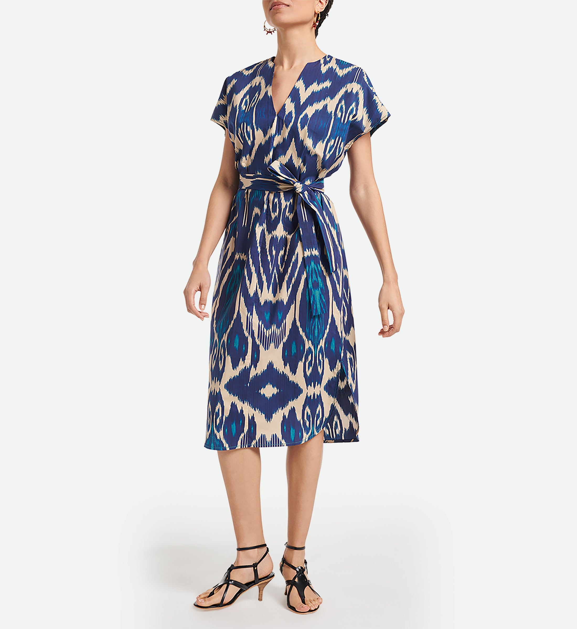 Vanessa Bruno - Vestido Amarilla - Azul Multicolor
