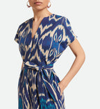 Vanessa Bruno - Vestido Amarilla - Azul Multicolor