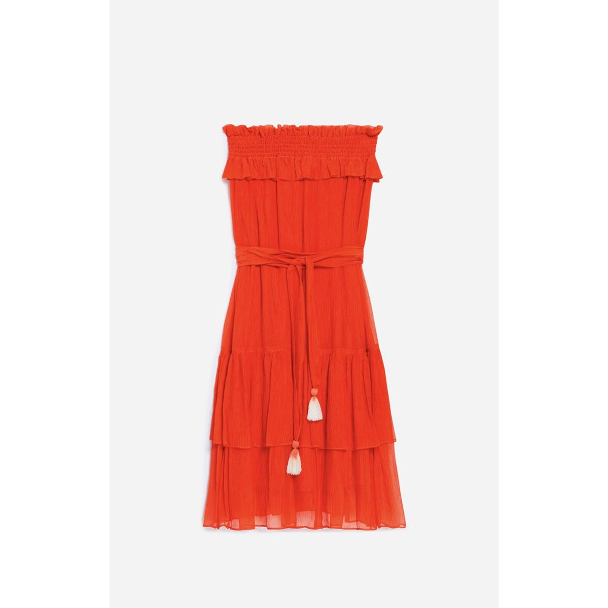 Dress Charline - Fluo Orange