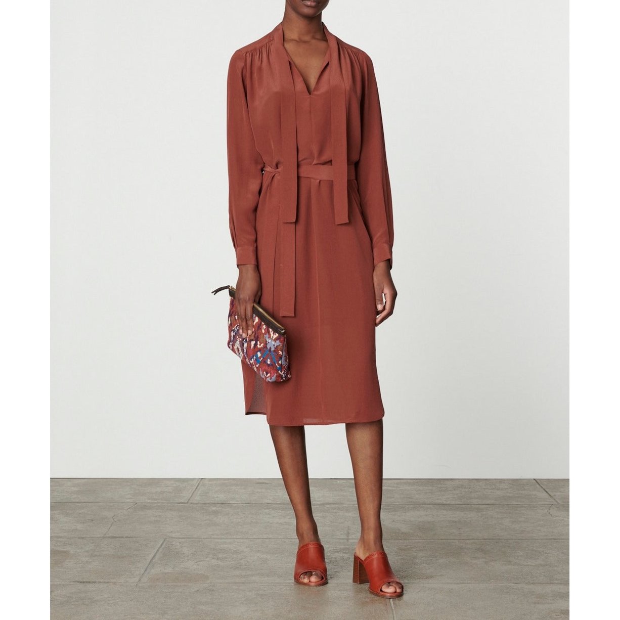 Vestido Blenda - Terracota