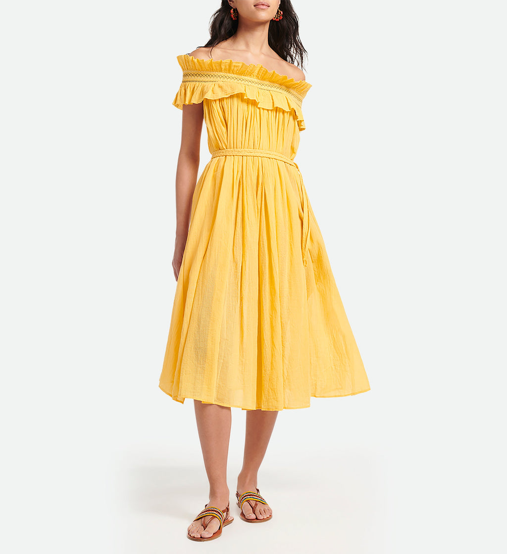 Vanessa Bruno - Robe Adelais - Jaune D'Or