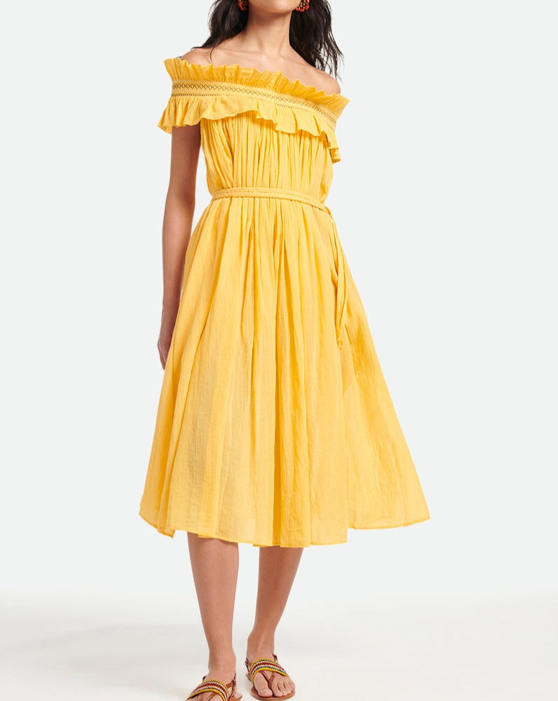 Vanessa Bruno - Robe Adelais - Jaune D'Or