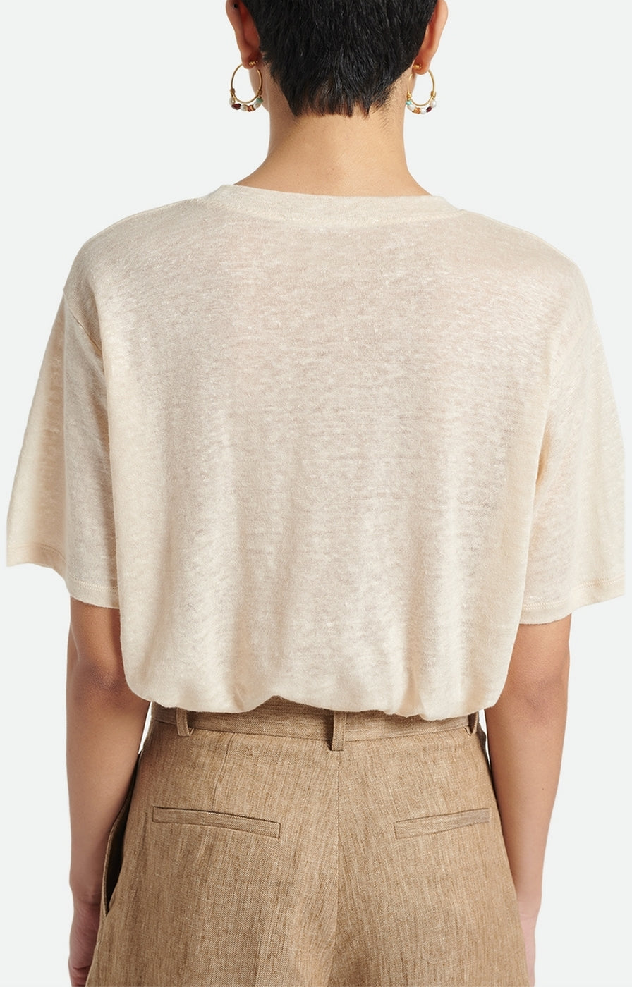 Camiseta Tasna - Marfil
