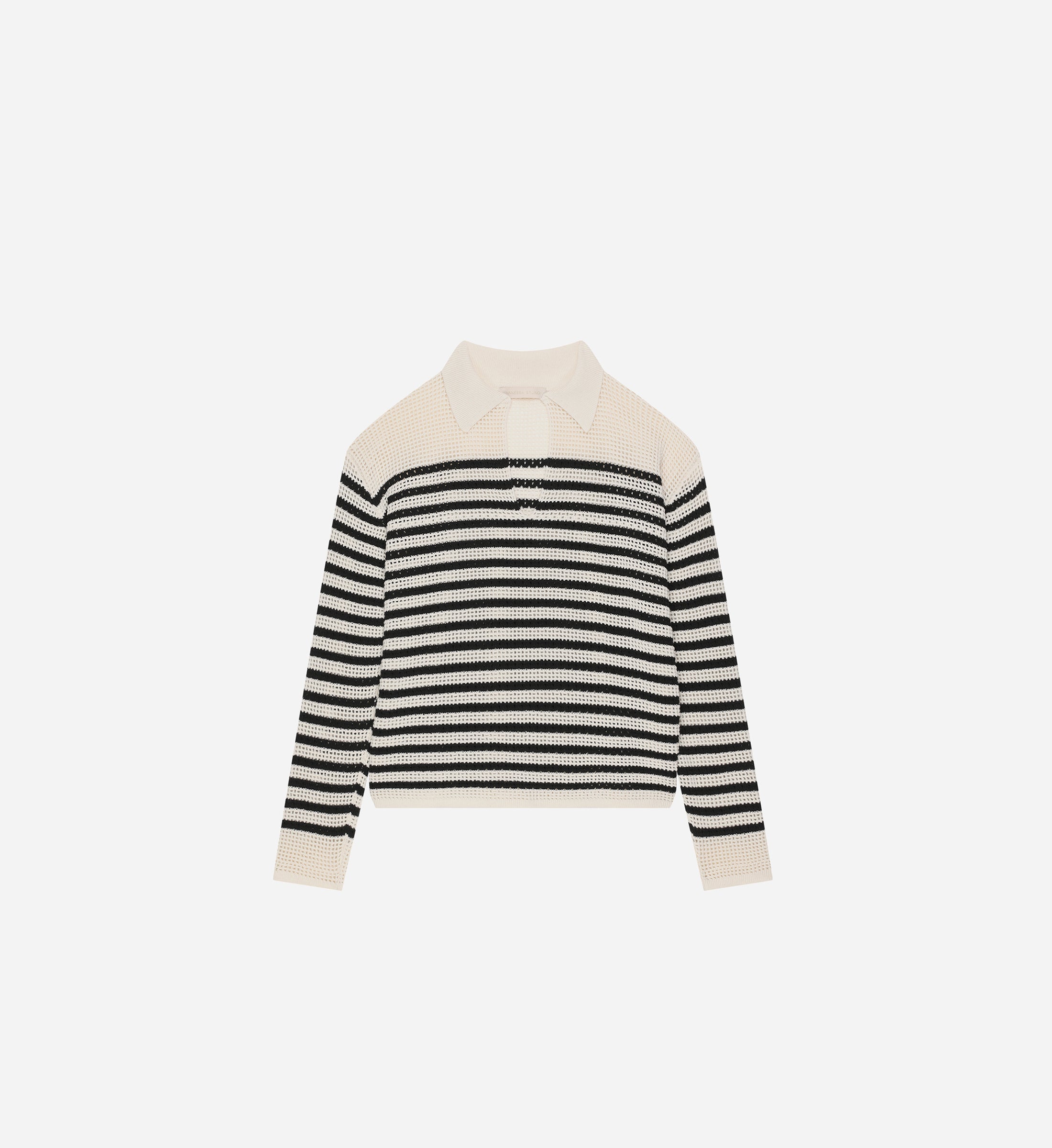 Jersey Angélique - Off White/Black