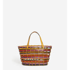 Leather Basket - Multicolour