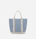 Large Canvas Shoulder Tote Bag - Hortensia