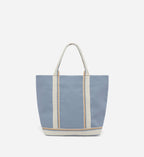 Large Canvas Shoulder Tote Bag - Hortensia