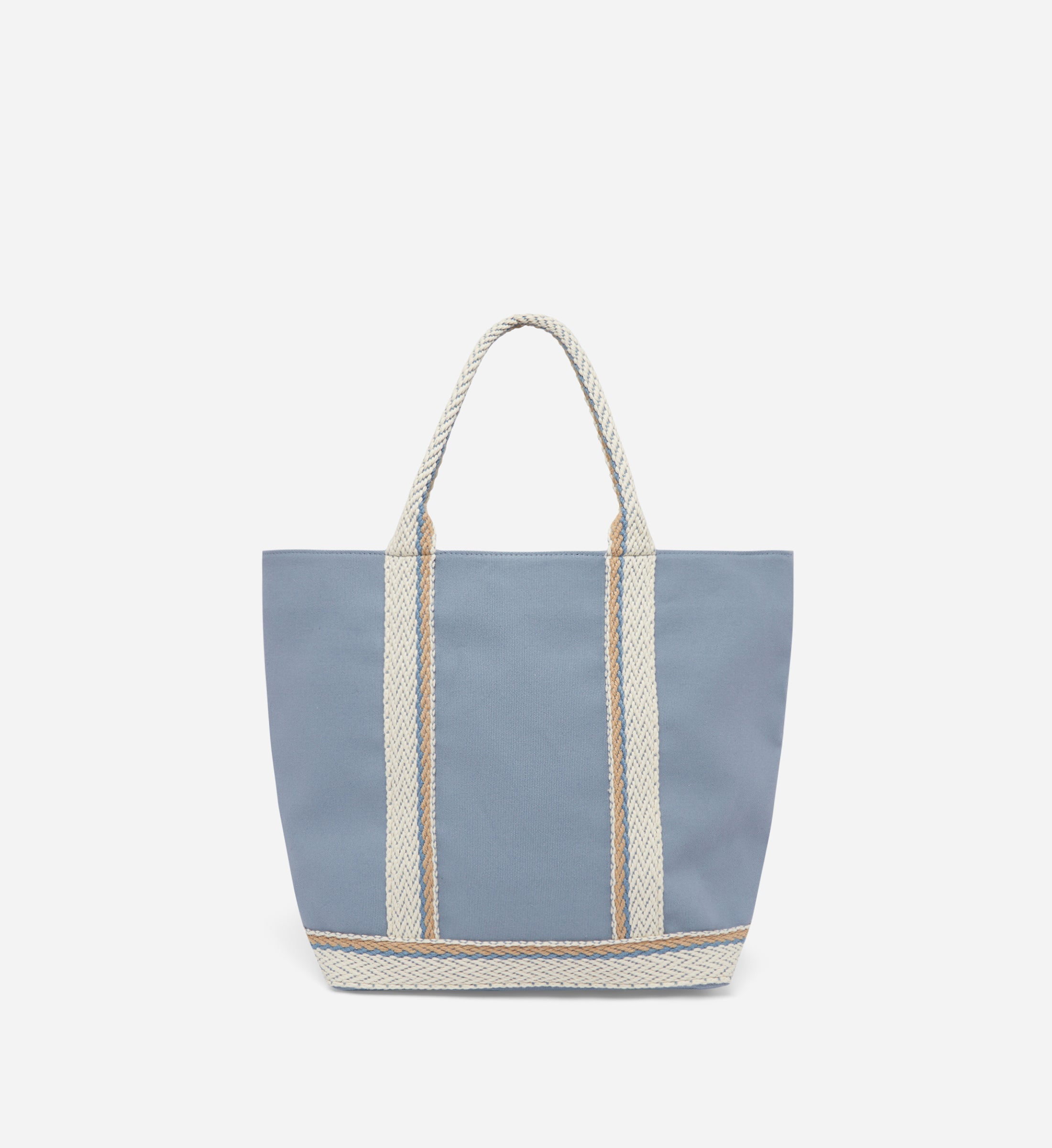 Large Canvas Shoulder Tote Bag - Hortensia
