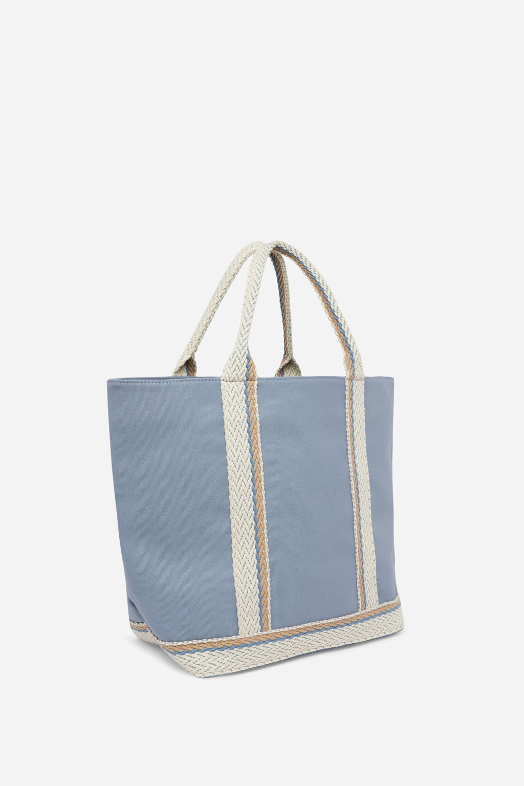 Large Canvas Shoulder Tote Bag - Hortensia
