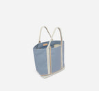 Large Canvas Shoulder Tote Bag - Hortensia