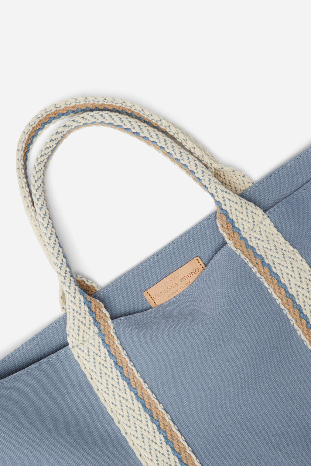 Large Canvas Shoulder Tote Bag - Hortensia