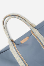 Large Canvas Shoulder Tote Bag - Hortensia