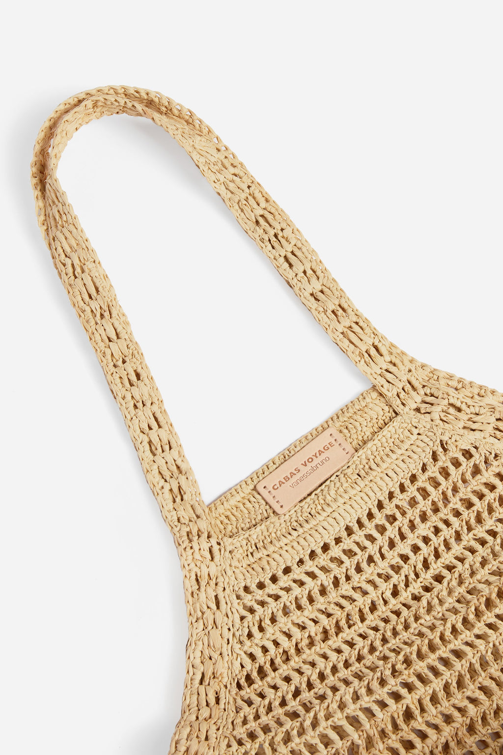 Bolso De Red En Rafia - Multicolor