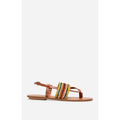 Sandalias de Rafia y Cuero con Curtido Vegetal - Multicolor