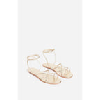Flat Sandals - Light Gold