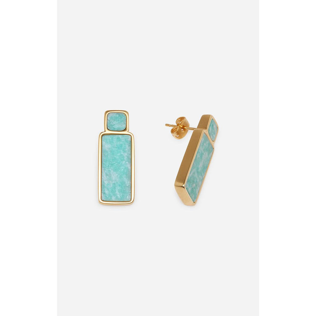 Earrings - Water Green