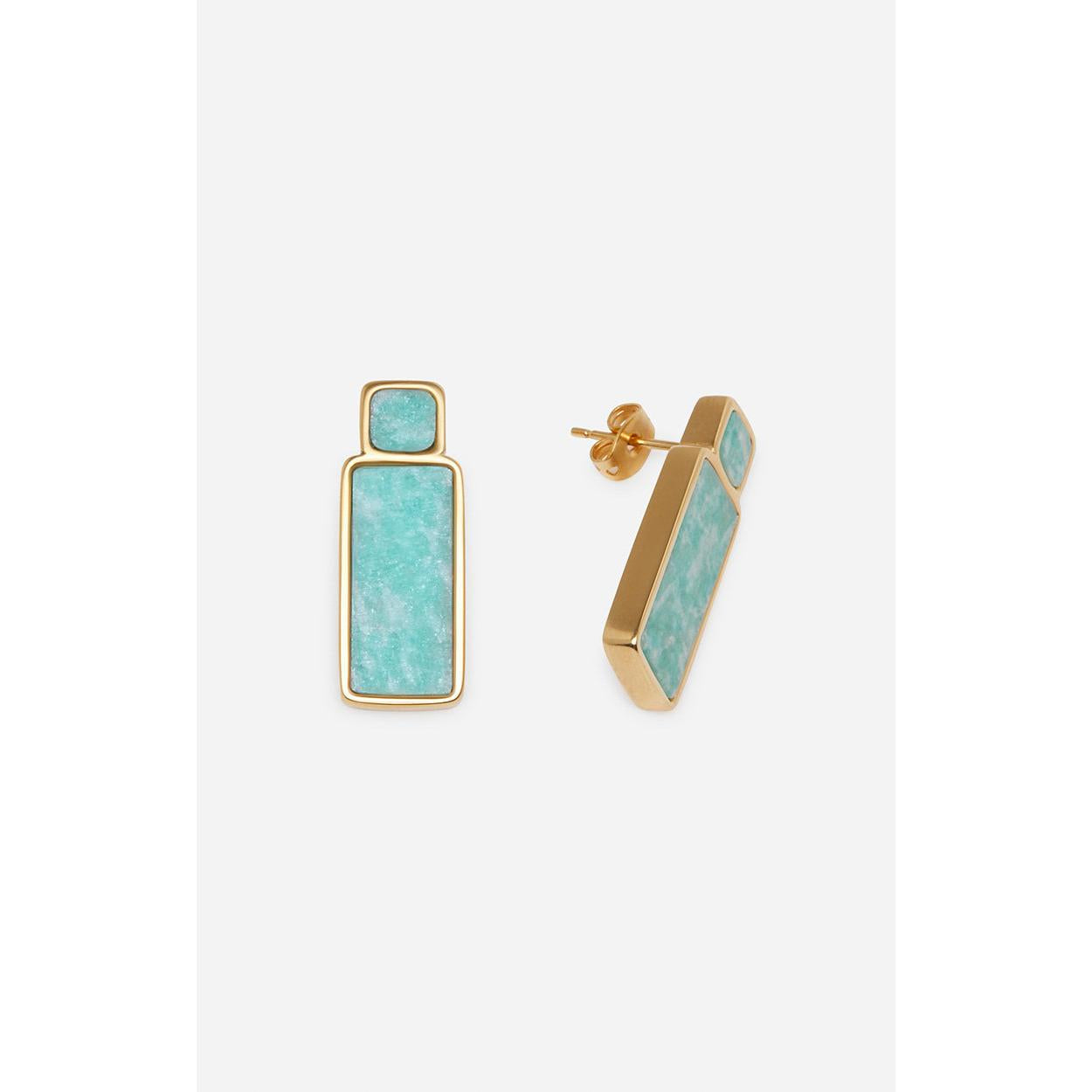 Earrings - Water Green