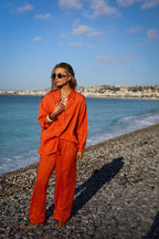 Chemise Fluide Kloé - Orange