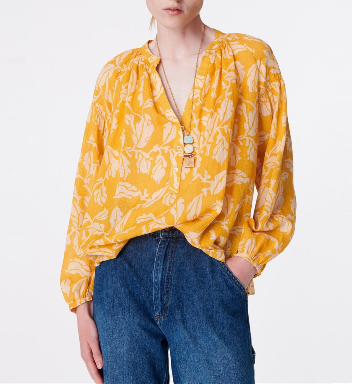 Blouse Nipoa - Jaune D'Or
