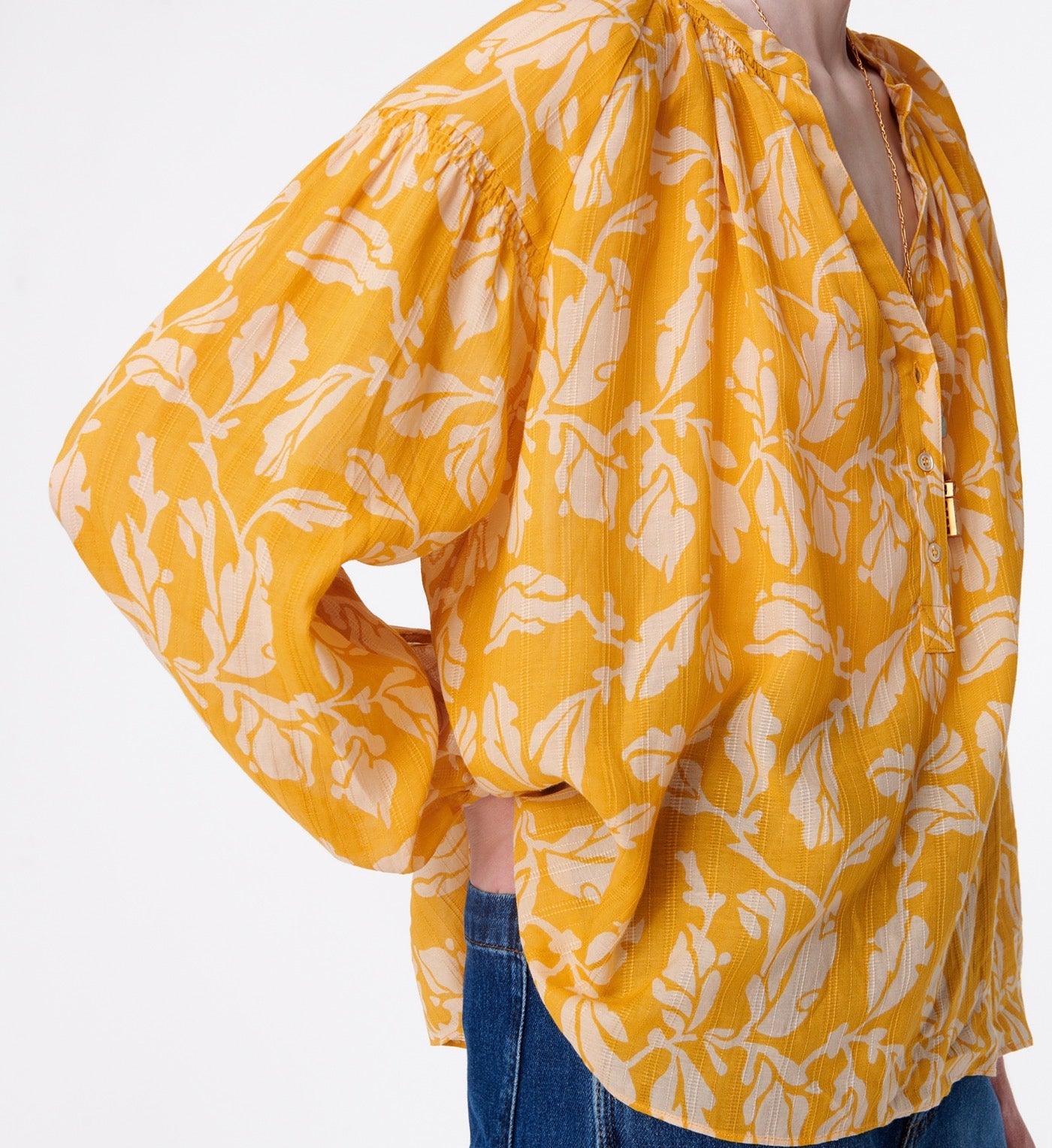Blouse Nipoa - Jaune D'Or