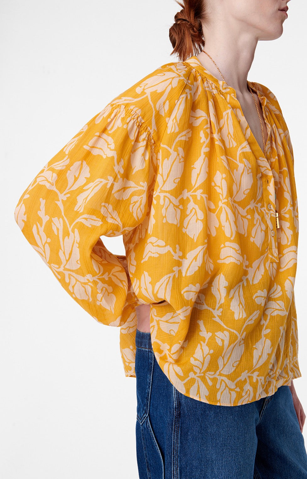 Blouse Nipoa - Jaune D'Or